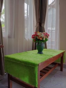 Taplak meja bulu rasfur /taplak meja tamu / taplak multifungsi uk 50x150cm dekorasi