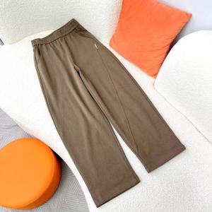 Sainag ผู้หญิงเอวสูงเข้ารูปพอดีกางเกงลําลองสีบริสุทธิ์พร้อมกระเป๋ากางเกงเลคกิ้งกว้างสไตล์เกาหลี