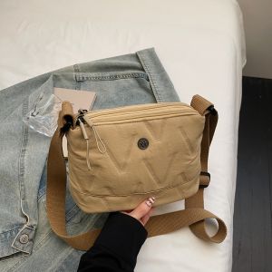 Phong cách Ins túi vuông nhỏ cho nữ vải oxford thoi Túi Đeo Vai Túi Đeo Chéo ngoài trời Nhân Quả