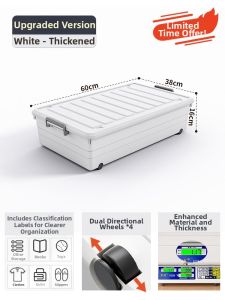 XUNHUAI | Bed Storage Box With Wheels Flat