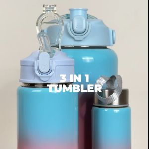 MIISOO Thermos 3 in 1: Botol Minum Tahan Panas & Serbaguna