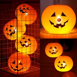 Halloween Pumpkin Lantern Balloons Ghost Pumpkin Latex Inflatable Balloon Kids Gifts Toys Halloween Party Decors Supplies