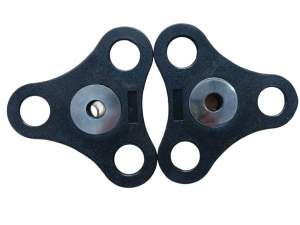 Segitiga Hitam Plastik Roll Lid Cup Sealer ( Harga Satu Set )