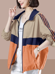 เสื้อแจ็คเก็ตสั้นผู้หญิงไซส์ใหญ่ 2022 ฤดูร้อนใหม่ ระบายอากาศได้ดี ป้องกันแสงแดด แจ็คเก็ตคาร์ดิแกนแบบสวมสำหรับผู้หญิง แจ็คเก็ตสั้น