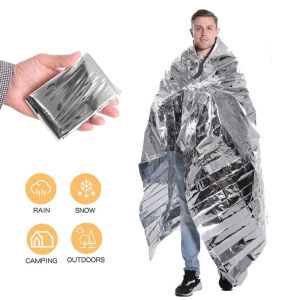 Outdoor Emergency Blanket Safety Keep Warm Foil Blanket Waterproof Reflective Thermal Blanket