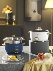 PDM Electric Smart Cooker with Steamer Multifunctional Electric Cooking Pot Frying Pot Steamboat Pot 电煮锅 1.5L/3L /4L