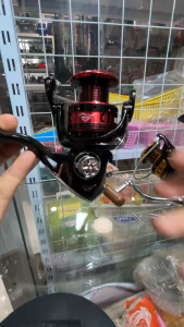 รอก ASHINO GS ใหม่ล่าสุด สีทอง/สีแดง รอกอาชิโน่ ตกปลาหน้าดิน