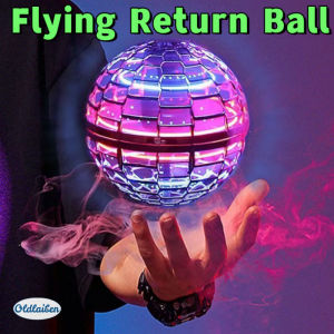Oldlaiben Boomerang Ball Flying Kids Toys Rotating Drone Spinner Bola Terbang 飞行球