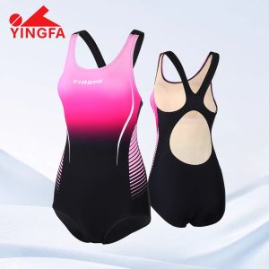 YINGFA ชุดว่ายน้ำสำหรับผู้หญิงชุดชุดว่ายน้ำสไตล์อาบแดดชุดว่ายน้ำวันพีชแห้งเร็วชุดชุดว่ายน้ำลดสัดส่วนคลุมหน้าท้อง