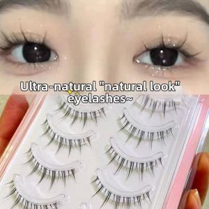 LEIREN | Natural Fake Eyelashes Ultra Fine Stalk Reusable Cute Makeup