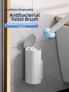 XUANG | Disposable Long-Handled Toilet Brush Set