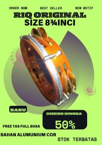 RIQ ORIGINAL UKURAN 8¾INCI FREE TAS FULL BUSA