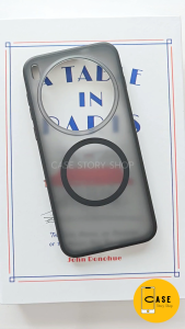 เคส Vivo X300 / X300 Pro มีแม่เหล็ก สีดำด้าน PC + TPU กันกระแทก Anti-Yellow