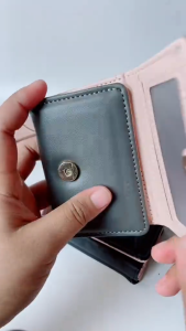 PU wallet Fold Casual Money Bag Coin Purse Card Bag Gifts