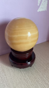 Quả Cầu Phong Thủy Đá Hoàng Long Chất Siêu Đẹp - Thu Hút Lộc Tài