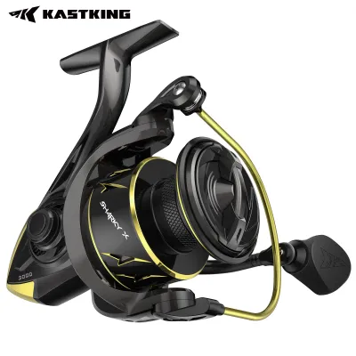 Kastking | KastKing Sharky X Spinning Reel 18KG Max Drag 10+1 Stainless Bearings Oversize Shaft Reel for Saltwater & Freshwate