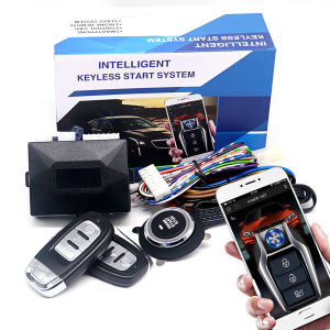 Universal Car Alarm Auto Start Stop System Remote Control Engine Ignition Autostart Kit Keyless Push Start System Car Accessorie