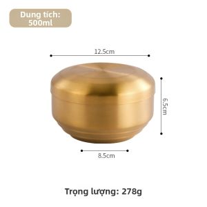 Bát Cơm Inox Sáng Tạo Phong Cách Hàn Quốc