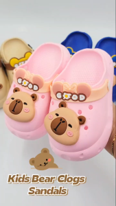 Age 3-5.5Yrs Kids Cartoon Clogs Sandals Slippers Size 24-29 Sandal Selipar Budak by SFM