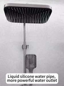 Stainless Steel 4 in 1 Shower Set With Faucet Hot And Cold High Pressure Shower Set With Spray