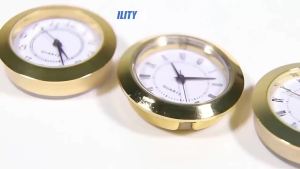 Classic Clock Craft Quartz Movement Dia.65mm Round Clocks Insert Roman Number Little Clock Arabic Numbers Wall Decor