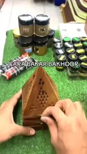 BUKHOOR RAUDAH WANGIAN SUNNAH / BAKHOOR KASTURI KIJANG 50g HEAVEN PERFUMES / INCENSE BAKHOOR BURNER / MABKHARA !!! FREE GIFT ARANG 1-PACK !!!