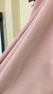 ผ้าม่านสีชมพูอ่อน ม่านทึบแสง BLACKOUT ม่านตาไก่ (Eyelet Curtains) ผ้าม่านสไตล์มินิมอล ผ้าม่านหน้าต่าง/ประตู เจาะตาไก่ ผ้าม่าน ผ้าม่านกั้นแอร์