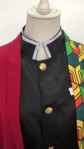 Anime Iblis Pembunuh Tomioka GiyuuKostum Cosplay Anak Dewasa KimonoHalloween Karnaval Pakaian wig