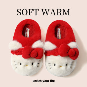 Dép Bông Trẻ Em Ấm Áp Chống Trượt Đế Dày Nhung Hoạt Hình Dễ Thương Cho Bé Gái Và Mẹ Quần Áo Trẻ Em Mùa Đông 2025 Dép Bông Trẻ Em Mới