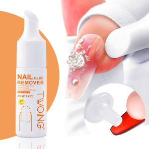Dung Dịch Tẩy Keo Móng Tay Không Chứa Acetone TWOING 10ml Dành Cho Móng Acrylic & Móng Dán Kèm Nắp Bật Tiện Lợi