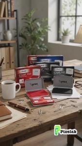 ACURA Stamp Pad Ink Pad No.0 / No.1 Red Blue Black Office Rubber Stamp Pad