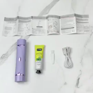 HYTRA Wanita Epilator Pencukur Mini Pencukur Bulu Desain Kepala Ganda Tahan Air Mini Epilator Pencukur
