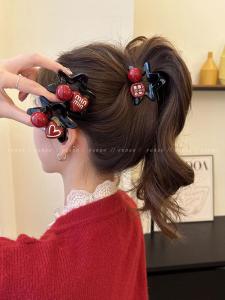 Spring 2025 Womens Star High Ponytail Claw Clip Elegant Half Updo Shark Clamp Hair Accessory Original Design Fresh Outburst