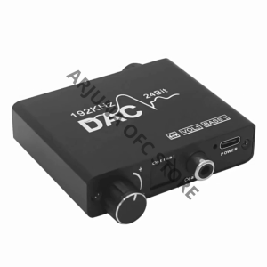COD Audio Converter Digital to Analog Smart Tv DAC 192KHz Optical Coaxial High Low Bass RCA AU340