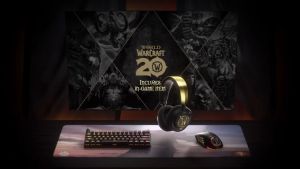 SteelSeries Aerox 9 WOW Edition Wireless + Bluetooth RGB Lightweight MOBA 18 Programmable Buttons Gaming Mouse 62619