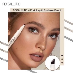 FOCALLURE FA161 Fluffmax Tinted Brow Ink Pen Four-Head Bifurcation Three Waterproof Long-Lasting Eyebrow Pencil