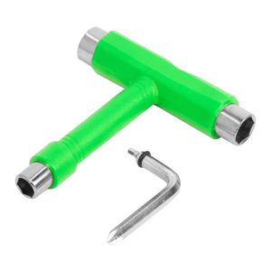 Professional T Type Allen Key T Shape Skateboard Tools Wrench Skateboard Black Longboard Board Roller Skate Wrench Tools Parts