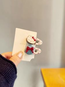WENZHU | Cute Cat Dots Clips for Girls