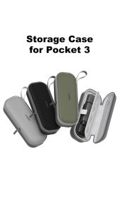 Hagibis Carrying Case for DJI Osmo Pocket 3 Portable Storage Bag Hard Shell Protective for Pocket 3 Creator Combo Accessories