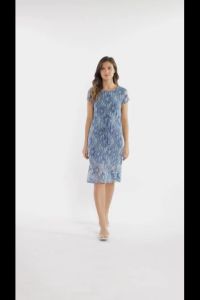 Krizia Flounce Hem Maxi Lace Dress