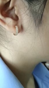 ANTING KLIP EMAS KADAR 300 (6 KARAT ) DAN 375 (8 KARAT ) MODEL UKURAN BESAR AR 43 AR 46