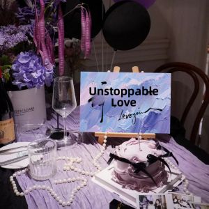HUANGLISHI | Wedding Proposal & Anniversary Table Sign Decor