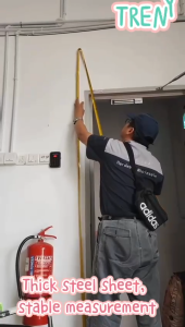 3/5/7.5/10M Metric Measuring Tape Self Locking Steel Tape Measure High Precision Wear-resistant Ruler Measuring Tools