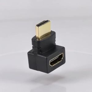 HDMI Adapter Cable Male to Female Right Angle 90 Degree Bend High Definition Multimedia Interface Converter