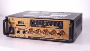 Monqiqi 600W Power Amplifier Bluetooth Stereo Karaoke + Mp3 Player + FM Radio Home Theater