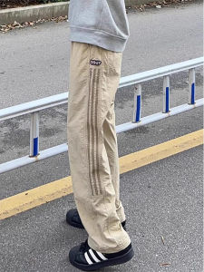 Quần Thể Thao American Stripes Lưới Nhanh Khô Dài Cho Nam Mùa Hè Quần Dài Công Sở Quần Áo Bảo Hộ Lao Động Quần Dài