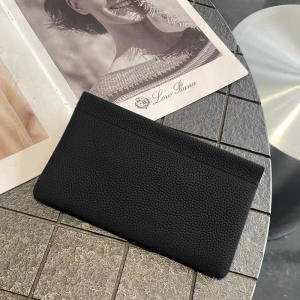 1/5pcs Portable PU Leather Wallet Automatic Closed Ultra-thin Coin Purse Large Capacity Phone Bag For Women Lady Girl Gift