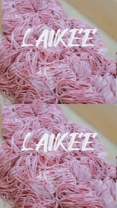 บะหมี่อั่งเปาไล้กี่ เส้นสีแดงมงคล 1โล 20ก้อน ผิวหนัง เส้นสด ใช้งานเสริมความร่ำรวย ผลิตตามออเดอร์ 16 กก./กก.ละ 165 บาท