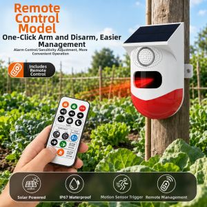 Boleesch | Solar Outdoor Infrared Alarm WIFI Remote Security
