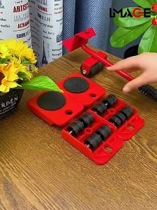 5Pcs Furniture Moving Tool Transport Lifting Mover Roller 150KG Load Bearing